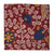 Red and Off White Kalamkari Screen Printed Cotton Fabric with floral  design