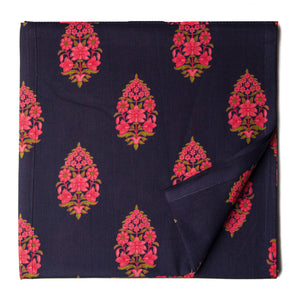 Precut 0.75 meter - Blue Printed Cotton Fabric