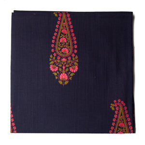 Precut 0.75 meter - Blue Printed Cotton Fabric