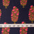 Precut 0.75 meter - Blue Printed Cotton Fabric