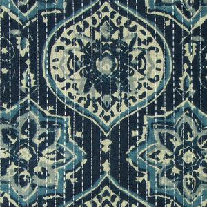 Precut 1 meter -Printed Kantha Cotton Fabric