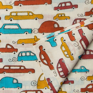 Precut 0.75 meter - Printed Cotton Fabric