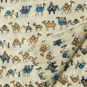 Precut 1 meter - Printed Cotton Fabric