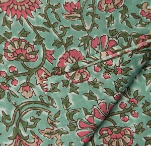 Precut 1 meter - Printed Cotton Fabric