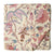Pink and Blue Printed Cotton Fabric with floral print