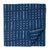 Blue and white Printed Cotton Fabric with dot and arrow print