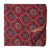Blue and Red Printed cotton fabric with floral design