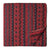 Red and blue Printed cotton fabric with  abstract design