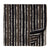 Black and White Printed Cotton Fabric with Lines
