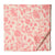 Pink and offwhite Printed Cotton Fabric with floral design