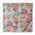 Blue and Yellow Printed cotton fabric with floral print