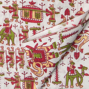Precut 1 meter -Printed Cotton Fabric