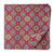 Multicolour screen printed pure cotton fabric with floral design