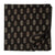 Black and Off White Pure Cotton Screen Printed Fabric with floral print