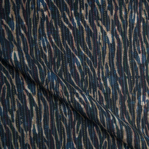 Precut 1 meter -Printed Kantha Cotton Fabric
