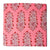 Precut 0.75 meter - Pink & Red Cotton Fabric with Floral Print