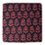Precut 0.75 meter - Blue & Red Cotton Fabric with Floral Print