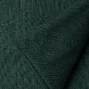 Green Plain Textured Cotton Slub Fabric