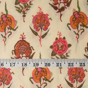 Precut 0.75 meter - Printed Cotton Fabric