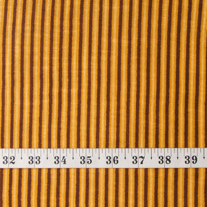 Precut 0.50 meters -Brown Textured Printed Cotton Fabric