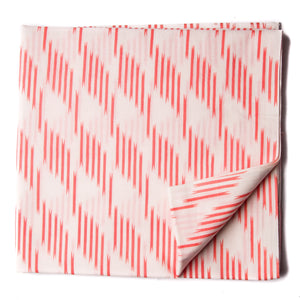 Precut 0.75 meter - Pink & White Printed Cotton Fabric