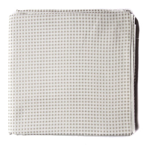 Precut 1meter - Grey & White Printed Cotton Fabric