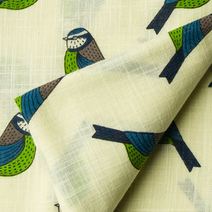 Precut 1 meter -Printed Cotton Texture Fabric