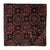 Black and Maroon Screen printed Pure Cotton Fabric  with floral design