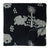 Black and White Screen printed Pure Cotton Fabric  with animal and tree design