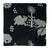 Black and White Screen printed Pure Cotton Fabric  with animal and tree design