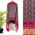 Viscose Gaji Cotton Silk Printed Dupatta with Golden Border