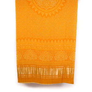 Viscose Gaji Cotton Silk Printed Dupatta with Golden Border