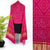 Viscose Gaji Cotton Silk Printed Dupatta with Golden Border