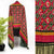 Viscose Gaji Cotton Silk Printed Dupatta with Golden Border