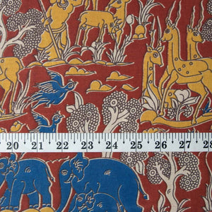 Kalamkari Screen Printed Cotton Fabric