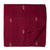 Red South Cotton Jacquard Fabric with diamond motif