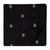 Black South Cotton Jacquard Fabric with Golden dots
