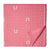 Peach South Cotton Jacquard Fabric with Butterfly motif and lines