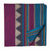 Magenta and Blue South Cotton Jacquard Fabric with golden border