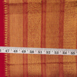 Precut 0.25 meters -Super Fine South Cotton Fabric with Golden Border