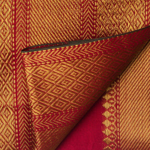 Precut 1 meters -Super Fine South Cotton Fabric with Golden Border