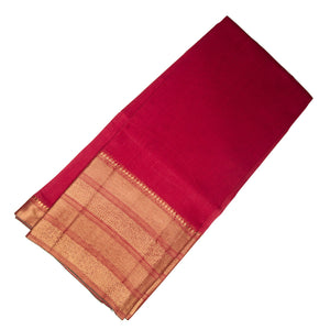 Precut 1 meters -Super Fine South Cotton Fabric with Golden Border