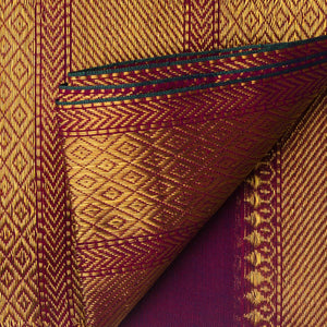 Precut 1 meter -Super Fine South Cotton Fabric with Golden Border