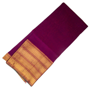 Precut 1 meter -Super Fine South Cotton Fabric with Golden Border