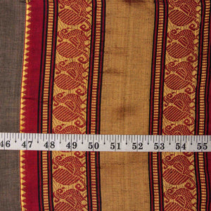 Precut 1 meter -Super Fine South Cotton Fabric with Golden Border