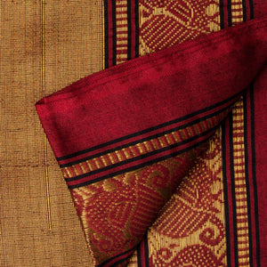 Precut 1 meter -Super Fine South Cotton Fabric with Golden Border