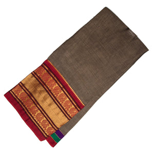 Precut 1 meter -Super Fine South Cotton Fabric with Golden Border