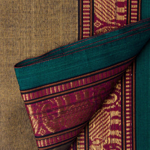 Precut 1 meter -Super Fine South Cotton Fabric with Golden Border