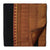 Black Super Fine Pure South Cotton Fabric with Golden border