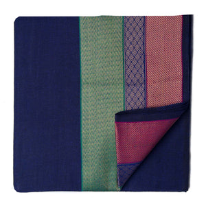 Precut 1 meter - South Cotton Jacquard Fabric with Border